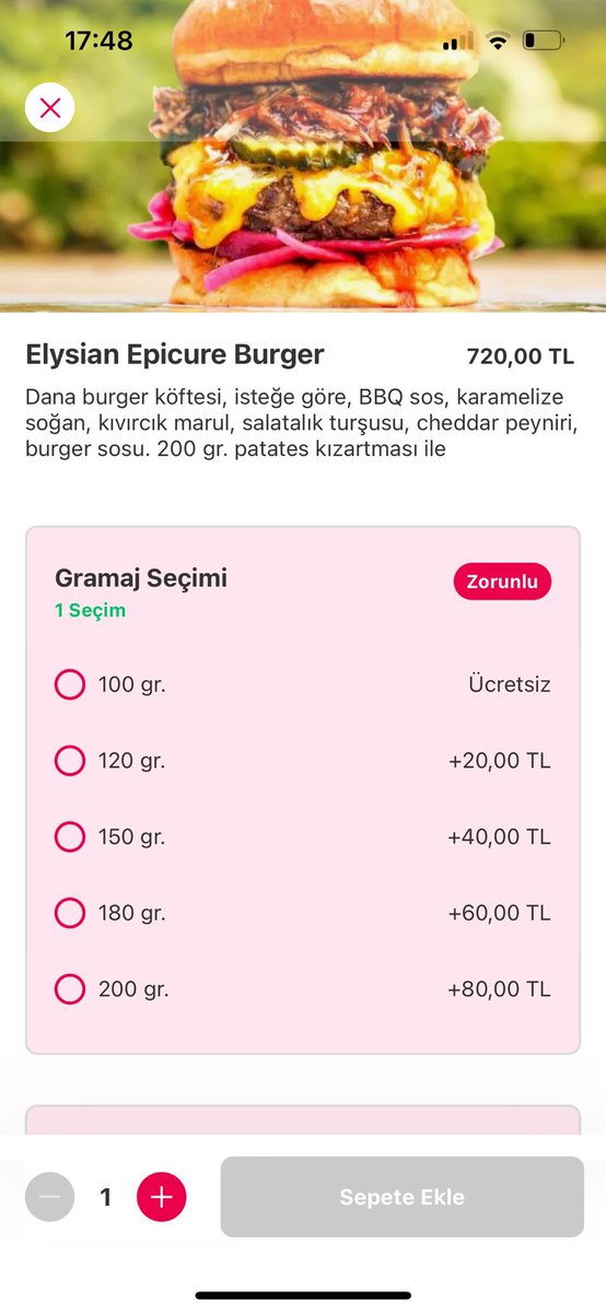 Expo Burger, Yenimahalle Ankara

Joker indirimleri öncesi fiyatları iki katına çıkarıyormuşsunuz. Yoksa sadece ekmek, patates ve sosu 700 TL’ye satmazdınız değil mi? Siz böyle yaparsanız @denetlecomtr takipçisi yakalar 😊

Siz de gerekeni yaparsınız umarız!
@yemeksepeti