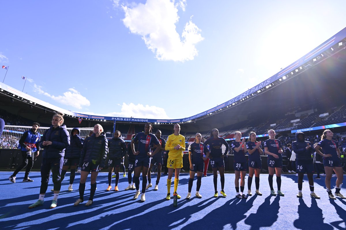 Merci le Parc. ❤️💙 #PSGOL I #UWCL