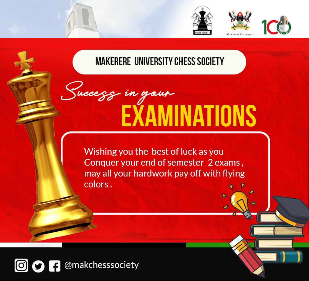 Success to all the makerere students and all those having exams in these coming days