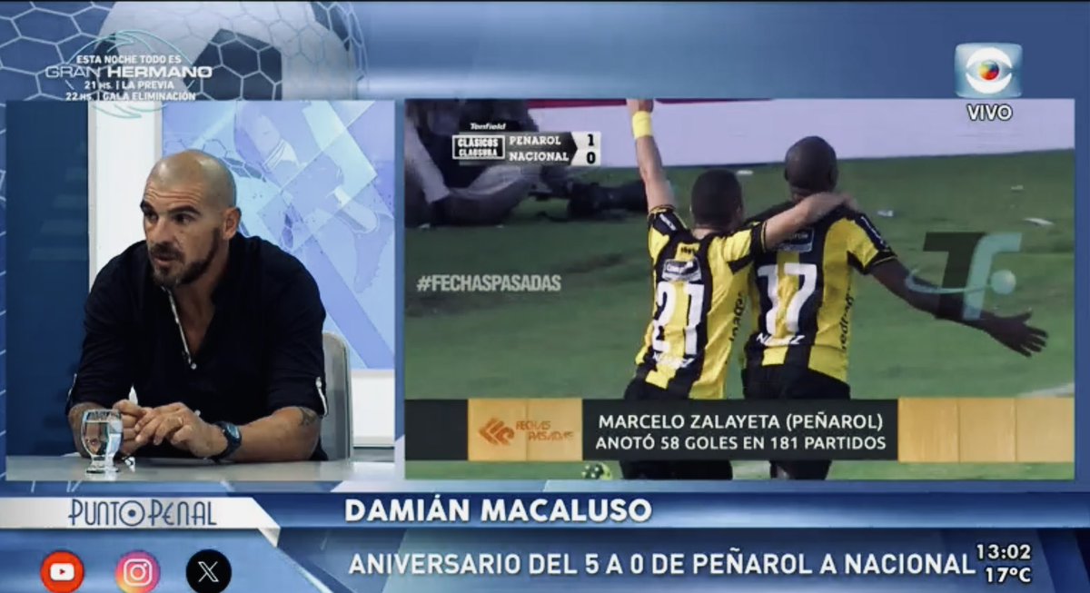 🔙 Damian Macaluso y el 5-0 en #PuntoPenalEnEl10