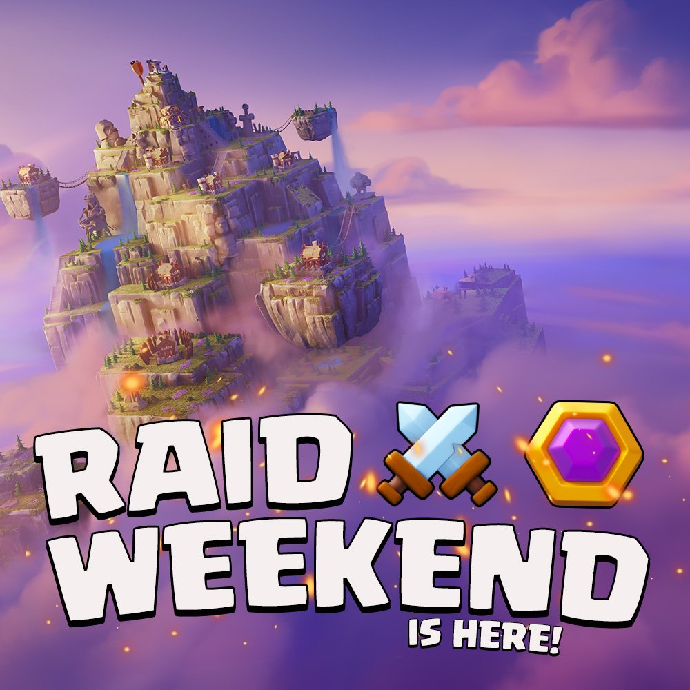 Clan Capital is about to end, so don't forget to get your raids in! ⚔️

What are your favorite troops to use? 🤔
What league did you finish in this weekend? 🏆

#ClashofClans | #ClashOn
