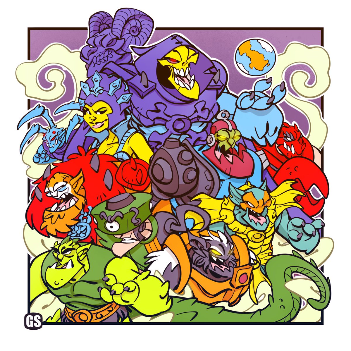 Happy Masters of the Universe Day!
Drew the forces of evil to celebrate my favorite franchise!
Stay tooned!
#motuday #motu