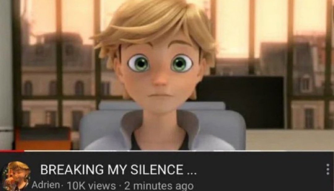 'I don't care if Adrien isn't in the special' 'I don't care if Adrien won't have some good lines in the specials' 'I don't care about him, just drop the special' .
Well,bffr, I do,I do care about Adrien.
