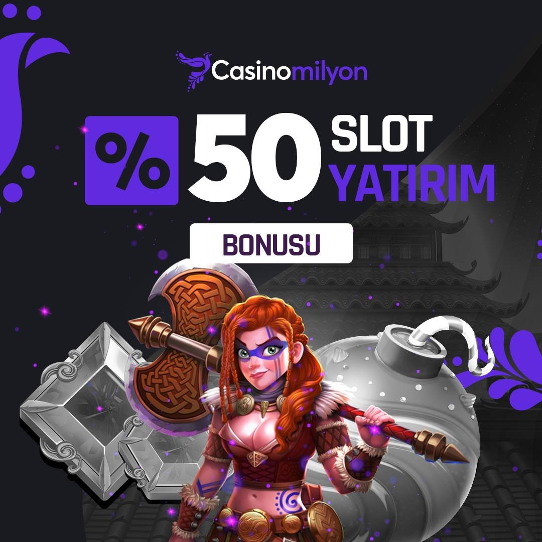 🌟 %50 SLOT Bonusu 🌟 💫 #CasinoMilyon Slotlarında Hergün %50 Yatırım Bonusu Seni Bekliyor ! 🔴 Bu fırsatı kaçırma ! Kazandıran adres 🌟 t2m.io/casinomilyoncom
