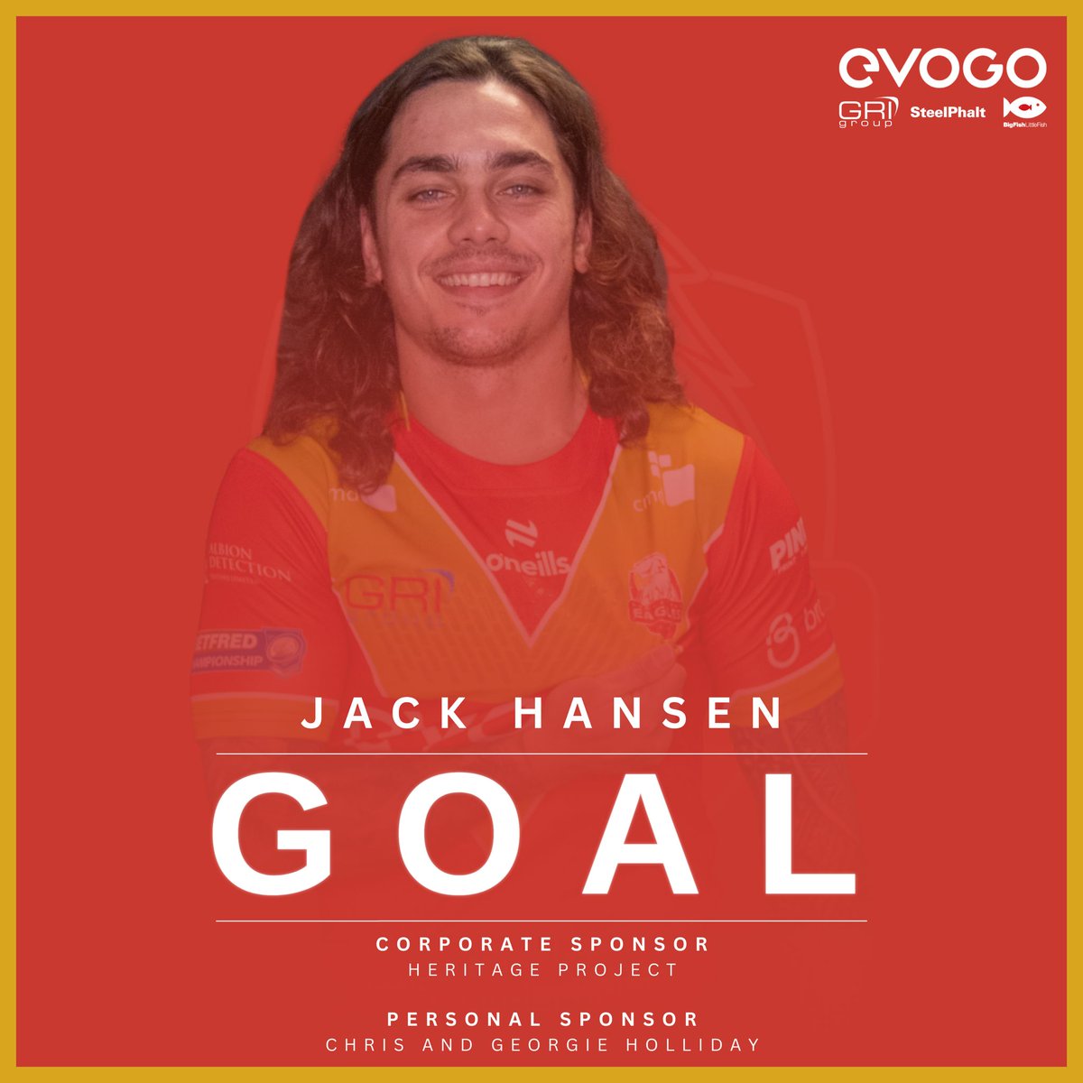 👊 Jack Hansen takes over with the boot and adds the extras with ease. 🤝 Heritage Project / Chris & Georgie Holliday 52-0 | #StrongerTogether #40Years