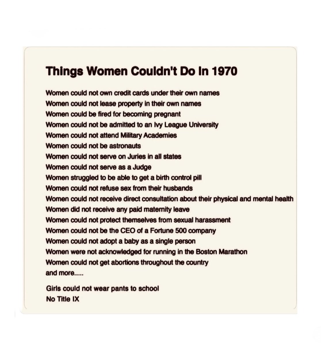 For those who even consider voting Republican (especially women), this is what the GOP envisions for the future of American Women. We cannot let this happen. #VoteBlueToProtectWomensRights Let’s move forward, not turn the clock back to the Past.