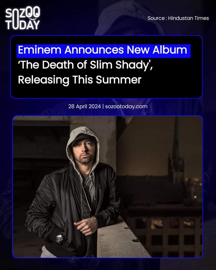 #Eminem #TheDeathOfSlimShady #CoupDeGrace #NewAlbumAlert #Eminem12 #SlimShadyReturns #HipHopNews #MusicRelease #Eminem2024 #RapLegend #sozootoday #sozoo