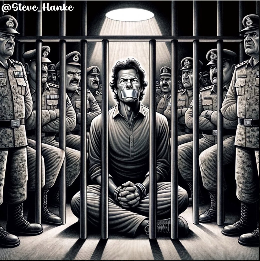 #PAKWatch🇵🇰: Imran Khan stated that he would rather spend another NINE YEARS in jail than to strike a deal with the “worst dictatorship”— the Sharif regime. IT’S TIME TO FREE CAPTAIN PAKISTAN.