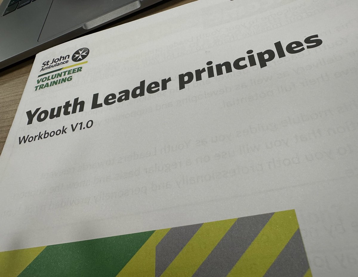 Today I continued my journey to become a Youth Leader by completing my Youth Leader Principles course. Thank you to <a href="/jocope/">Jo Cope</a> for delivering an excellent course and <a href="/Dax_Johnson123/">Dakota</a> for arranging it. It’s was great to listen and share experiences with other youth team volunteers 👌