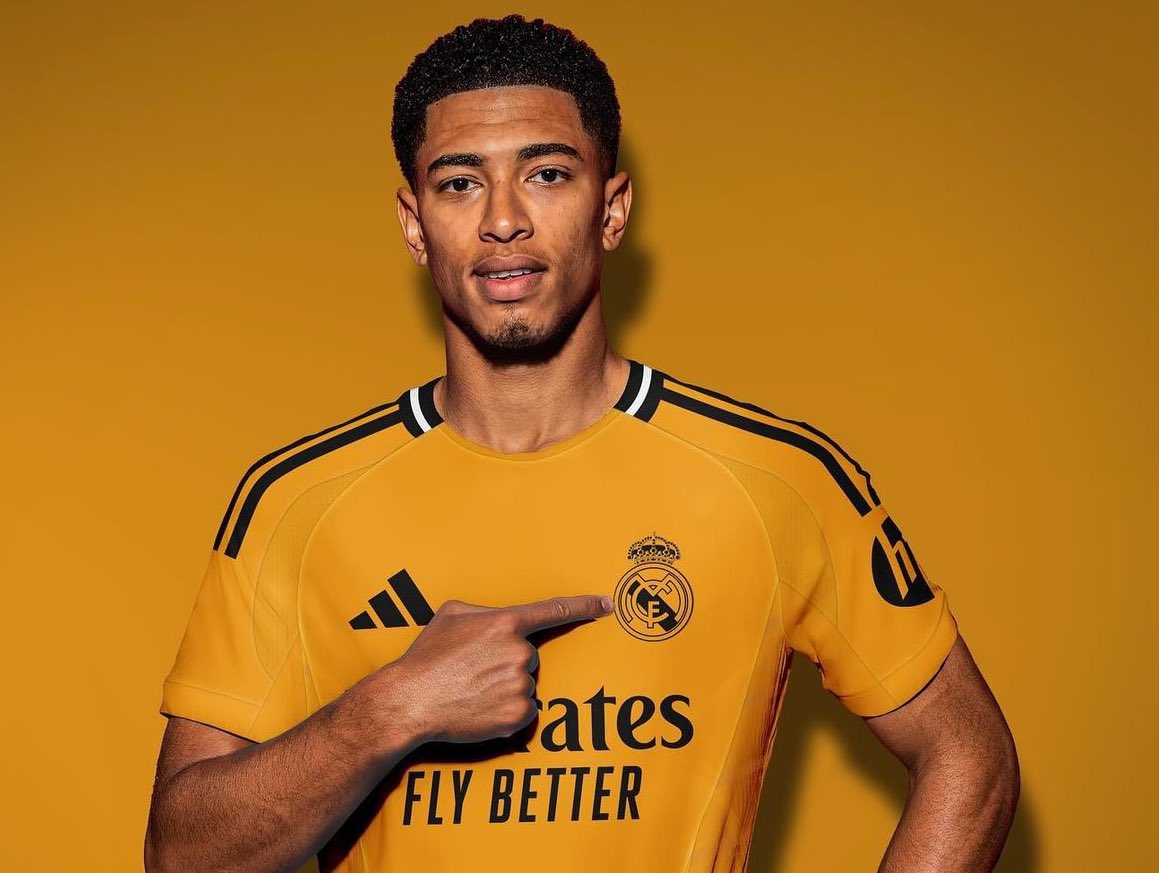 🚨👀 Jude Bellingham in the new Real Madrid 2024-25 Away Kit.