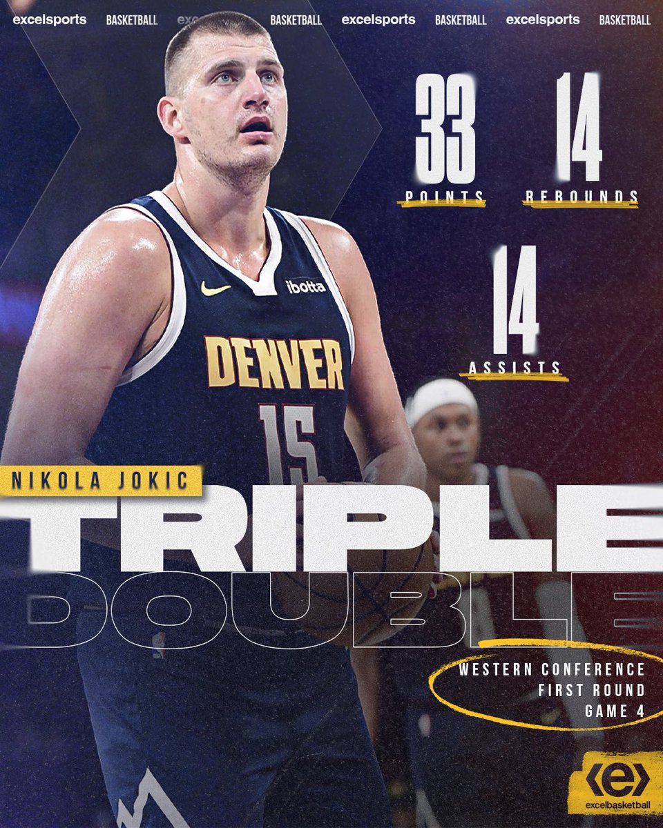 Make that 18 career playoff triple-doubles #exceling