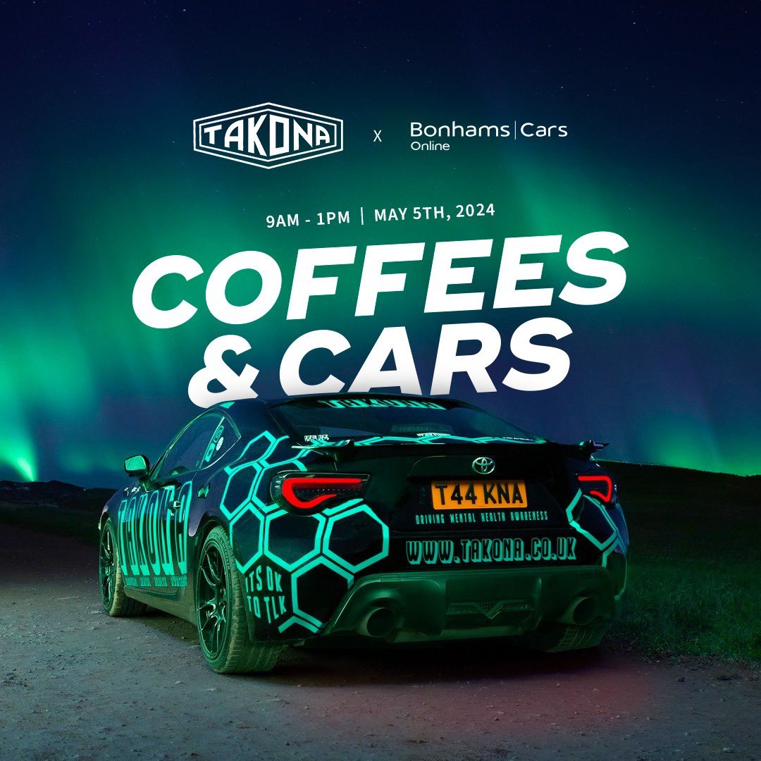 Less than a week to go until Coffees and Cars with @BonhamsCars Kicking off next Sunday at 9am, 38A Innovation Drive, Milton Park, Abingdon, Oxfordshire, OX14 4RT