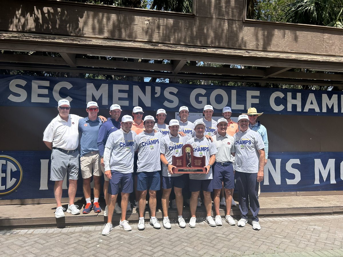 WAR DAMN EAGLE! Congratulations, @AuburnMGolf!