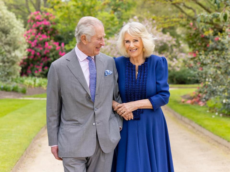 Last April and this April.💞👩‍❤️‍👨👑✨
#KingCharlesIII 
#QueenCamilla