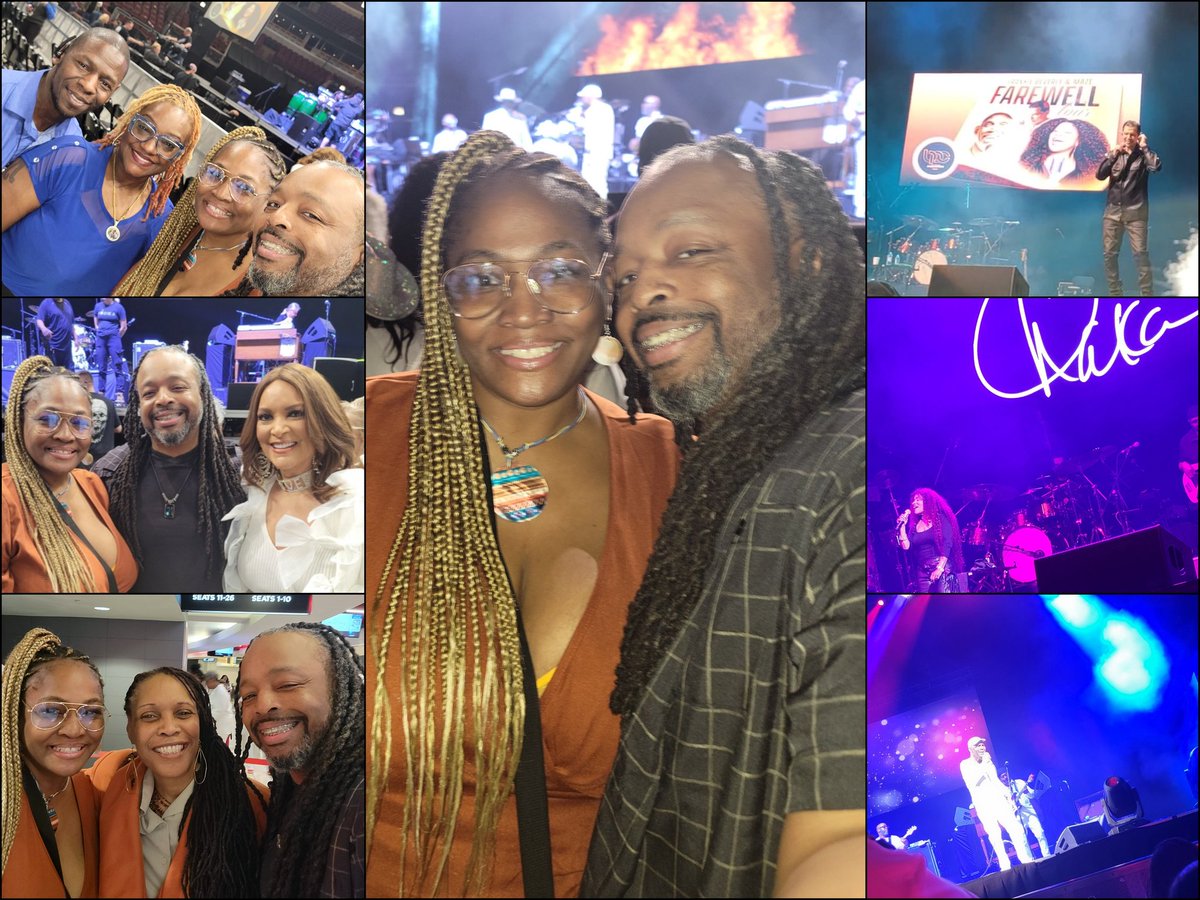 Birthday celebrating continued last night at the United Center 🤩

The Frankie Beverly and Maze retirement tour featuring Chaka Khan & El DeBarge was full of joy 💯

Enjoying Life Always ✌️💘♾️ #EnjoyingLifeAlways #DateLife #ElDeBarge #ChakaKhan #FrankieBeverlyandMaze