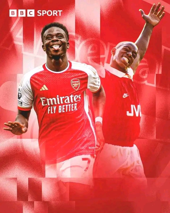 Exceptional Talent

Saka has become the first English player to score home and away for Arsenal against Spurs in a league campaign since Ian Wright in 1993-94.
#atekersportsupdates