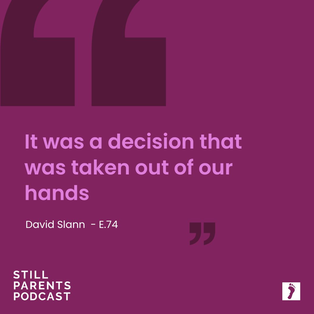 Terminating for Medical Reasons; 'A decision taken out of our hands' 💔 

To listen to David Slann's story and journey through baby loss, TFMR and grief tune into episode 74 of the Still Parents Podcast. 

🎧️ audioboom.com/posts/8494541-… 

#BabyLoss