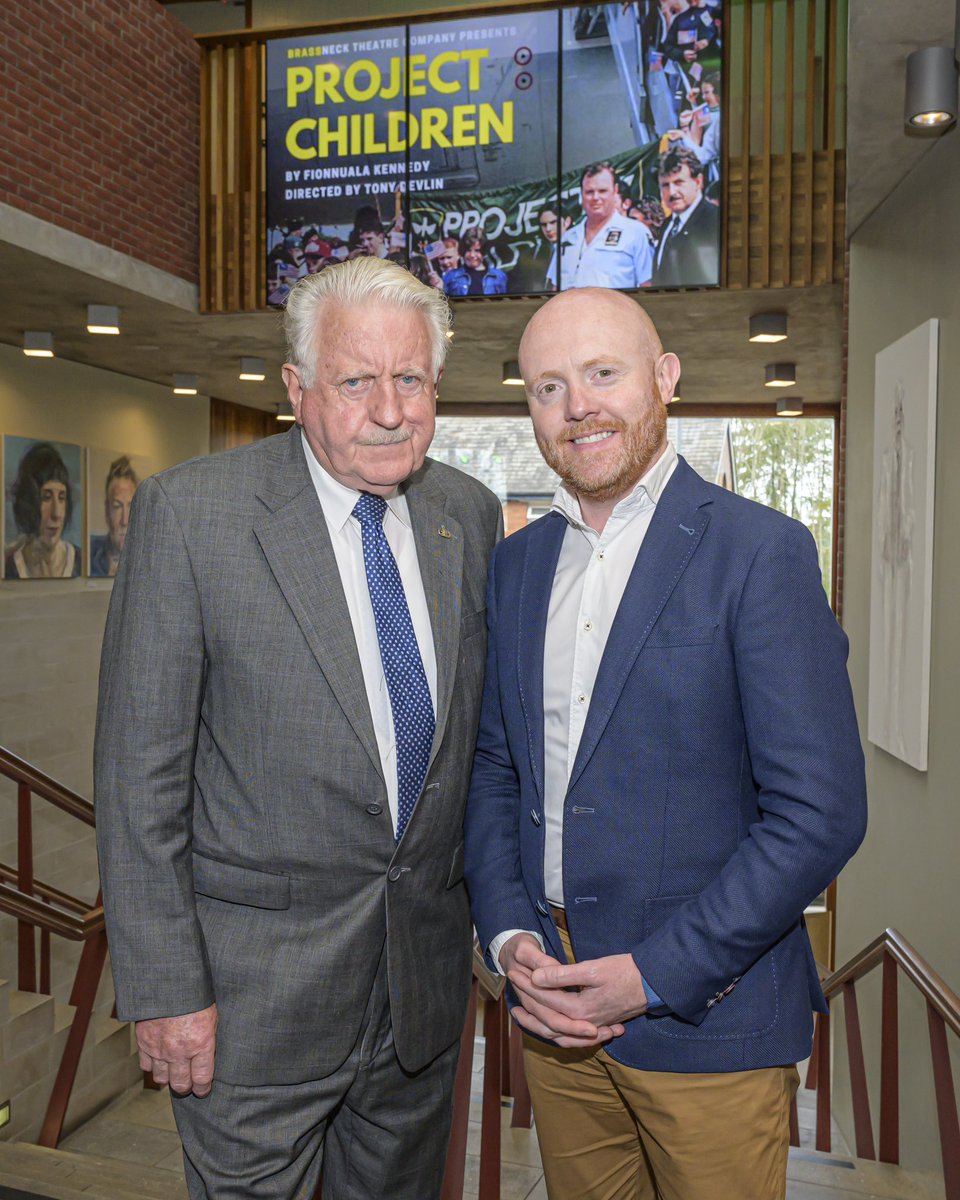 What a fantastic night! It was an honour to host Denis Mulcahy amongst many other special guests at our gala evening for ‘Project Children’! 💚 There’s still time to learn all about this inspiring true story in Fionnuala Kennedy’s ‘Project Children’⭐️ 🎟️ lyrictheatre.co.uk/whats-on/proje…