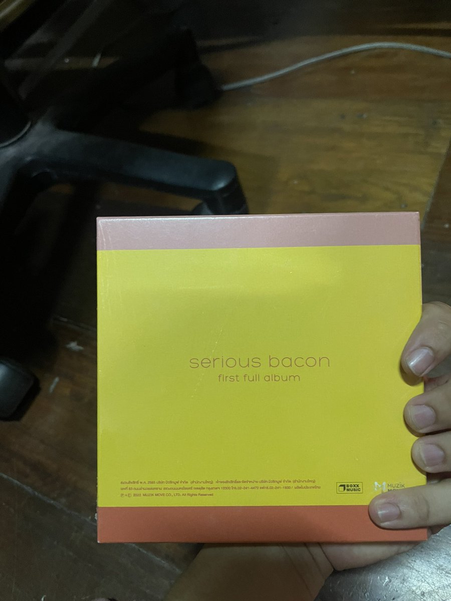 #SeriousBacon #ซีเรียสเบค่อน 
ส่งต่อ album 300 บาทยังไม่แกะซีลคั้บ 💓