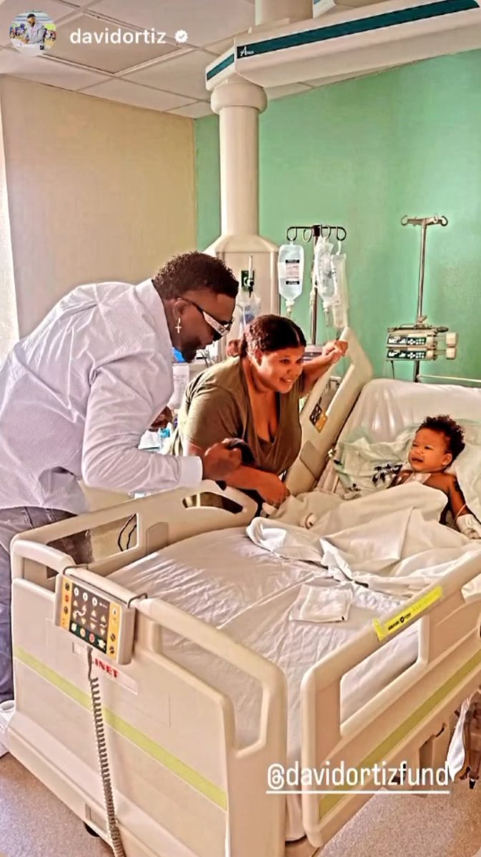 More than just baseball legend, Big Papi has a big heart for kids! Visiting hospitals to meet children fighting CHD is a passion for @DavidOrtiz. Seeing their strength inspires him to champion the DOCF, ensuring these brave kids get the critical care they need.