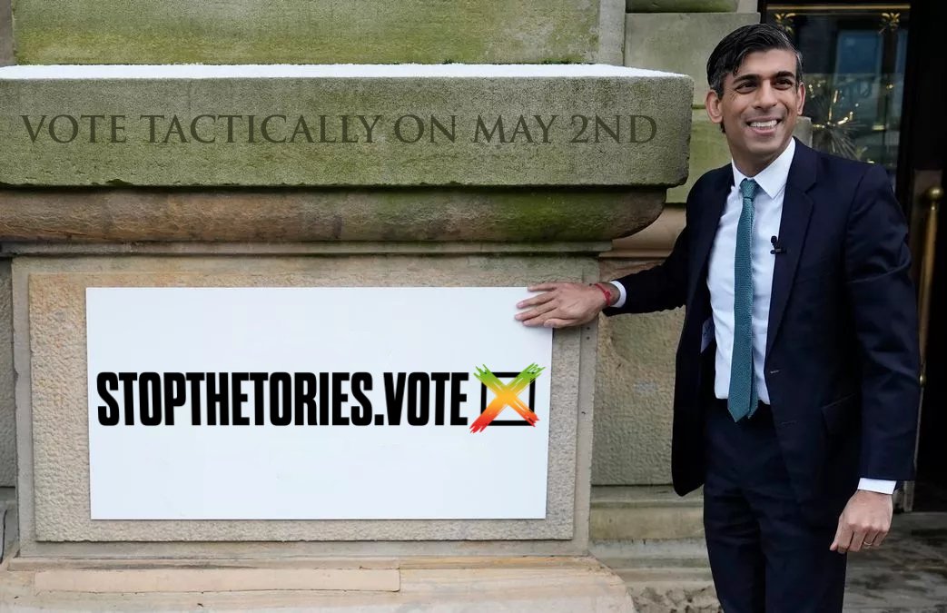 Stand by friends, we are on election mode now until the foreseeable...

Get on this ⏩ stopthetories.vote for your local #tacticalvoting advice to stop any Tory from winning where you are