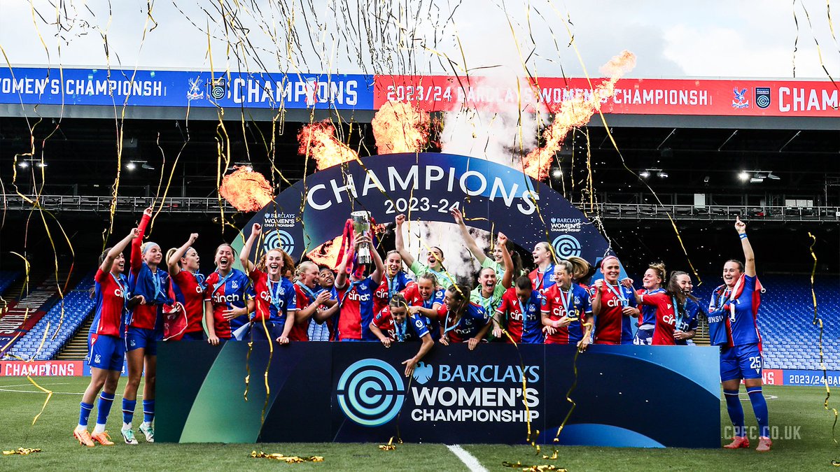 Champions. #CPFC | #BarclaysWC