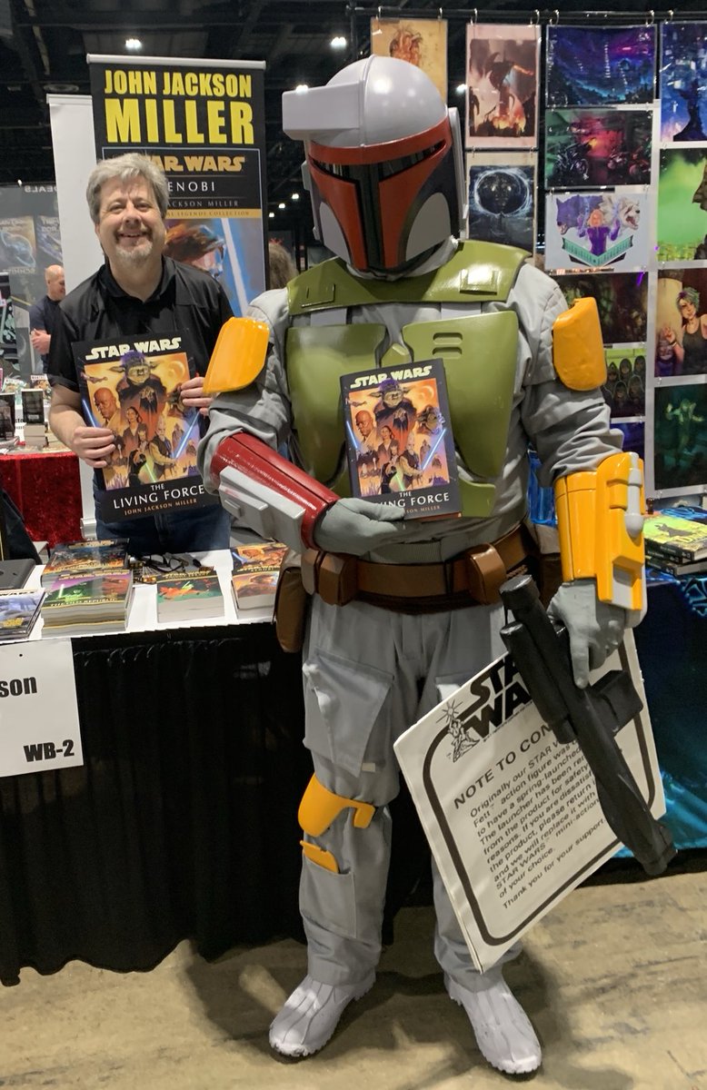 Note to consumers: @C2E2 contains Star Wars author John Jackson Miller, at Table 2 in the Writers Block. Author’s jokes may pose choking hazard.