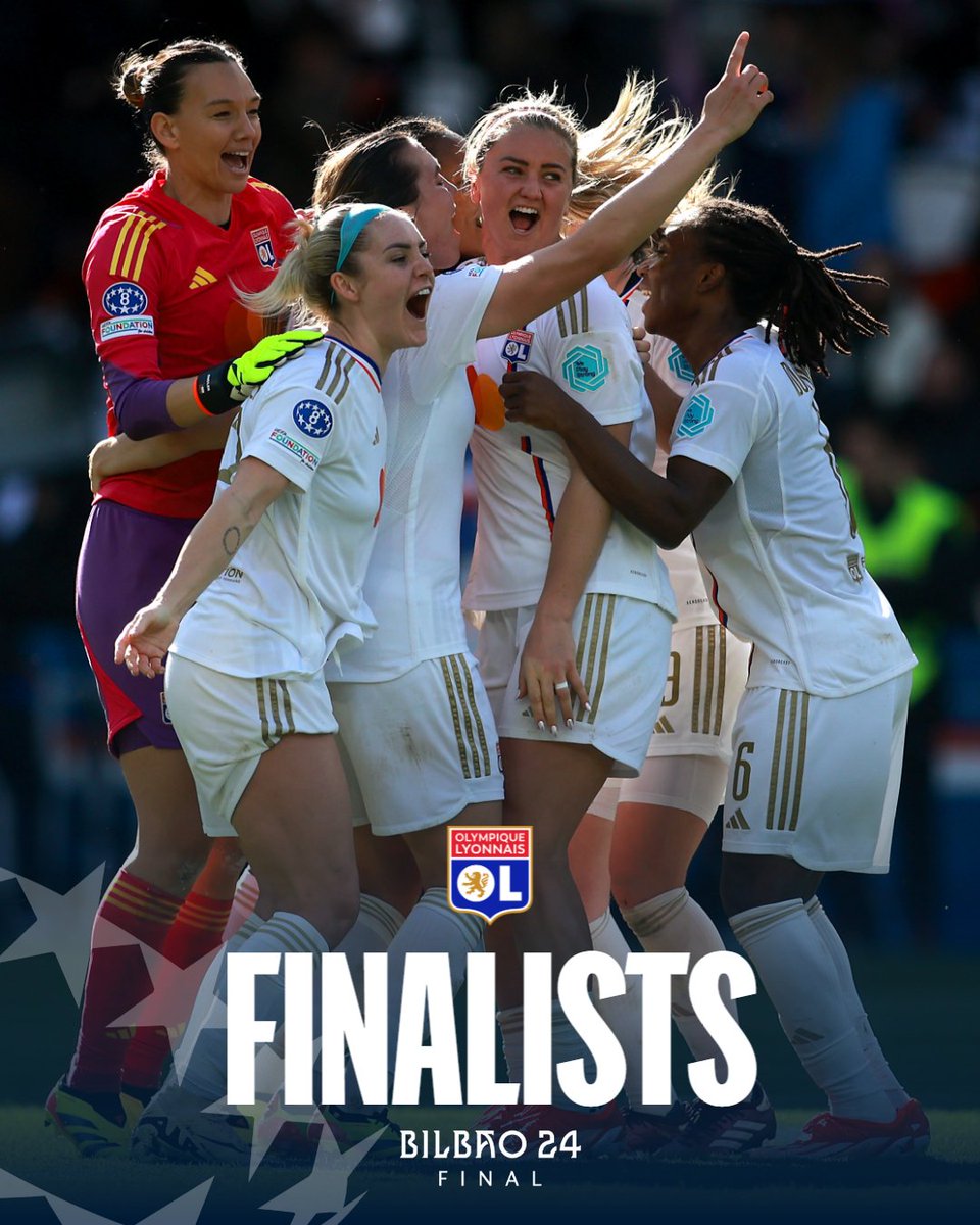 🥳 FINALISTS 🥳 🇫🇷 Lyon reach the #UWCLfinal for the 11th time! 😮👏 #UWCL || @OLfeminin