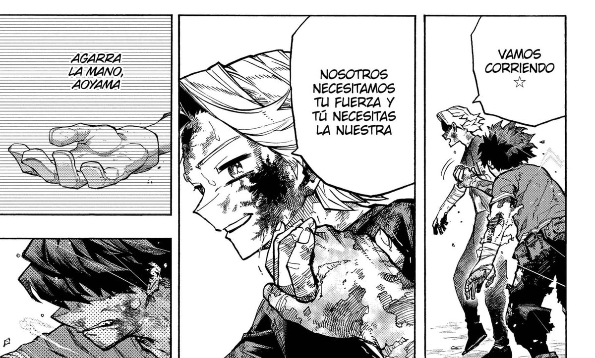 Color_Division's tweet photo. I started crying when Aoyama took his hand. I love this manga. https://t.co/YKAEyAIyEL