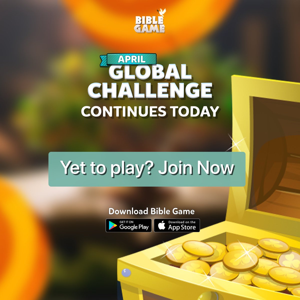 It’s not too late to play. Do it now!

#Biblegame #globalchallenge