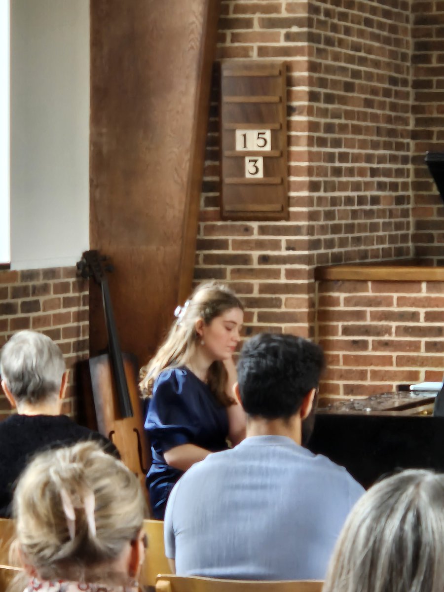 It was lovely to welcome the brilliant @RCMLondon artist Cristiana Achim to @BrixtonSeries, presenting a programme of works by Ravel, Copland/Bernstein, Granados, Enescu and holding a world premiere of Sobhan Afsarian's 'Homeland'.