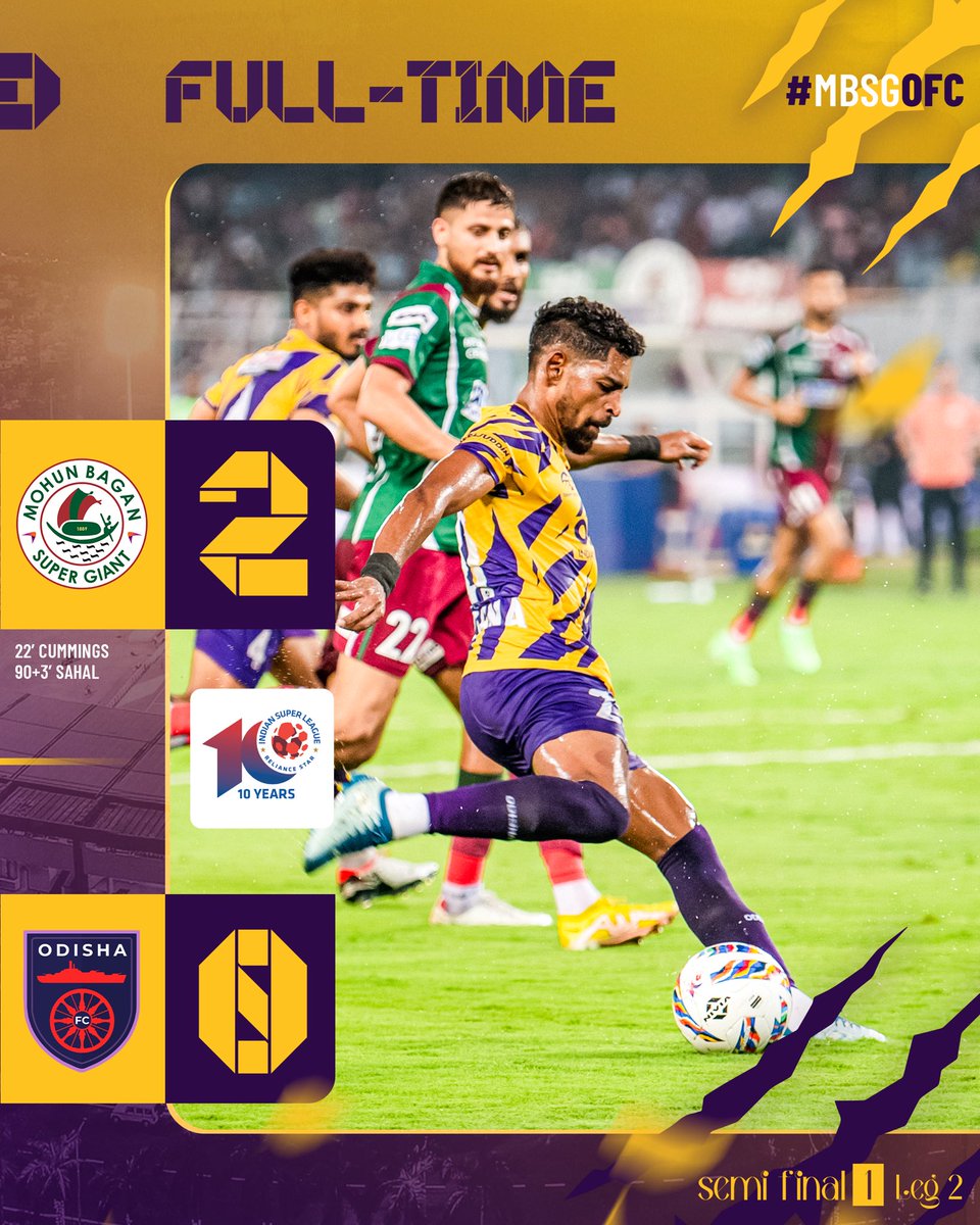 Our #ISL10 campaign comes to an end. A fantastic season for Sergio’s #KalingaWarriors 💜

We would like to thank all our fans for their immense love and support that they have shown throughout this special year 🙏🏻✨

#OdishaFC #ISL10 #MBSGOFC #ISLSemiFinals