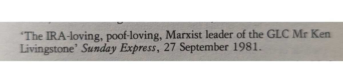 The Sunday Express being extremely non-committal in giving an opinion on Ken Livingstone (1981).