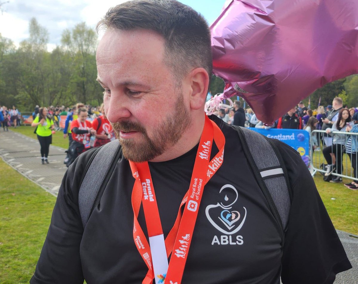 Well done Andrew 👏🏻👏🏻👏🏻

Super effort today with the Mighty Stride in memory of Erica, we are all so proud of you! 

We are truly grateful you chose to fundraise for Ayrshire Baby Loss Support.

#ABLS #AyrshireBabyLossSupport #Kiltwalk2024 #KiltwalkGlasgow