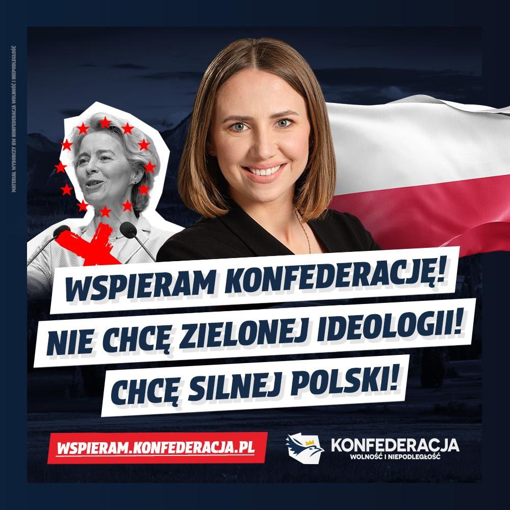 TAK dla silnej Polski! ❌Nie chcemy zielonej ideologii, jeśli jesteś tego samego zdania – wesprzyj Konfederację! ✅ wspieram.konfederacja.pl/?smid=15004 #ChcemyŻyćNormalnie