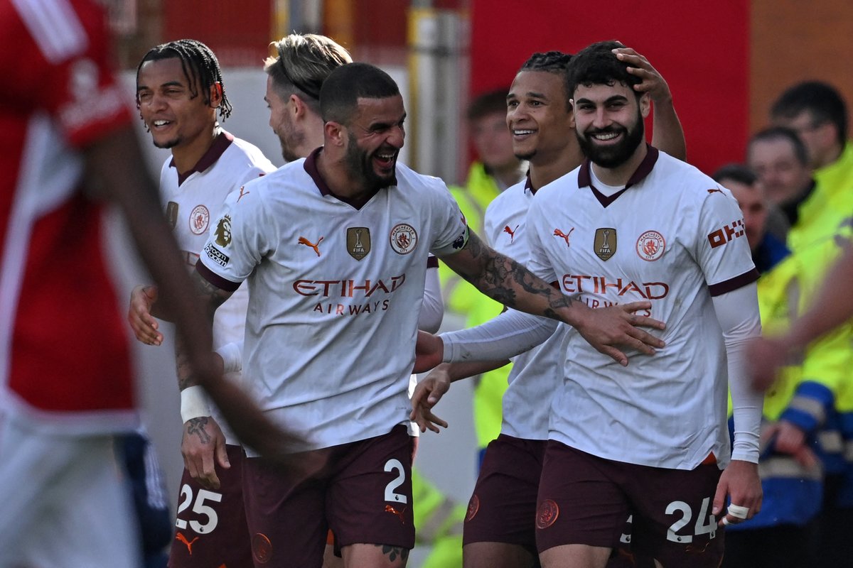 Premier League (@premierleague) on Twitter photo Half-time: Nott'm Forest 0-1 Man City
<a href="/ManCity/">Manchester City</a> might have the lead at the break, but they haven't had it all their own way. All to play for after the interval ⚖️
#NFOMCI Half-time: Nott'm Forest 0-1 Man City
<a href="/ManCity/">Manchester City</a> might have the lead at the break, but they haven't had it all their own way. All to play for after the interval ⚖️
#NFOMCI