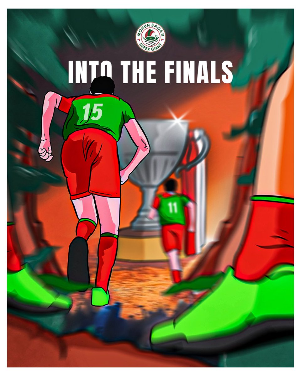 mohunbagansg's tweet photo. One more game to go! ⚡️🫡

#MBSG #JoyMohunBagan #আমরাসবুজমেরুন #ISL10 https://t.co/kjRyq6qJzg