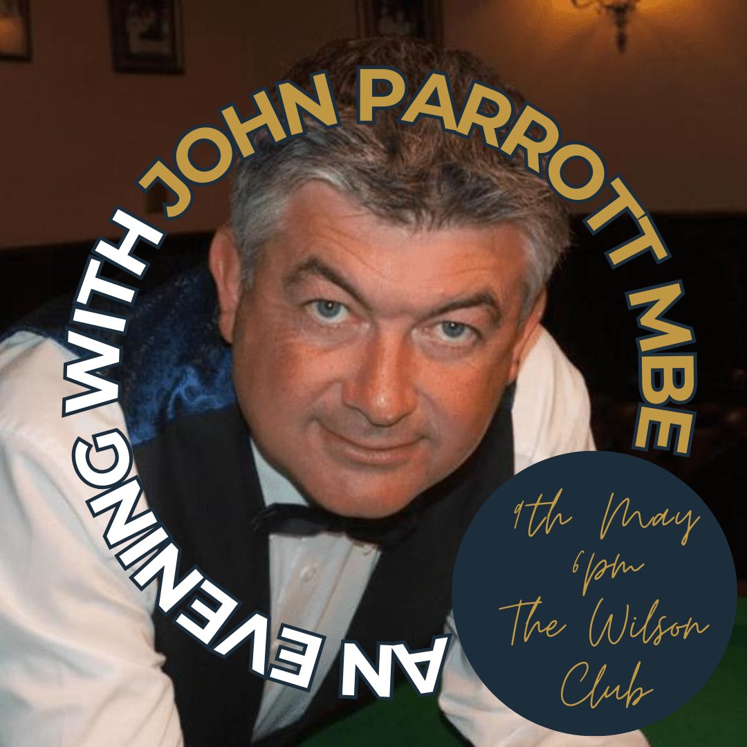 We are 1 week into the world snooker championships which our future guest, former World snooker champion & the BBC's snooker pundit John Parrott MBE is commentating. Come for drinks, canapes & networking at our @sedulo_group Liverpool club. Book: bit.ly/3Pm8YaI