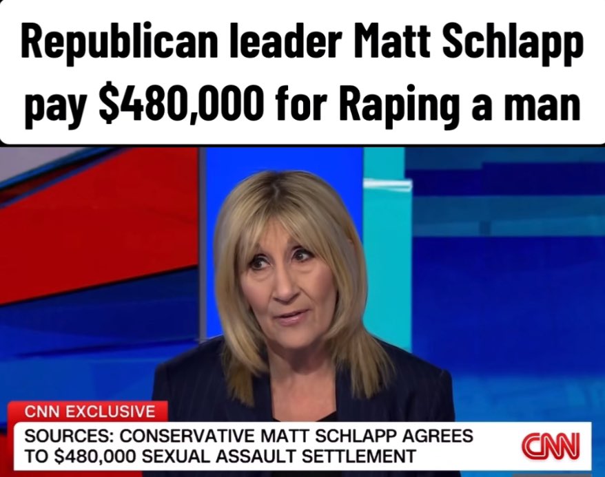 In March, Schlapp agreed to pay $480k to a GOP strategist. The settlement was paid by an insurance company o his behalf. He then tried to make it appear he had been cleared. Two other alleged victims testimony would have come to light at trial. Vote Blue! 💙 ✊🏼 #ProudBlue