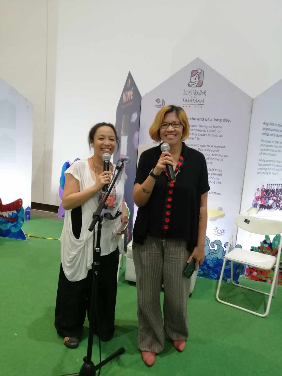 Work weekend co-hosting with birthday girl @martytengco at Philippine Book Festival World Trade Center 😊

#bigkaspilipinas #openjam #kookytuason #martytengco #spokenword #poetry #manilaph