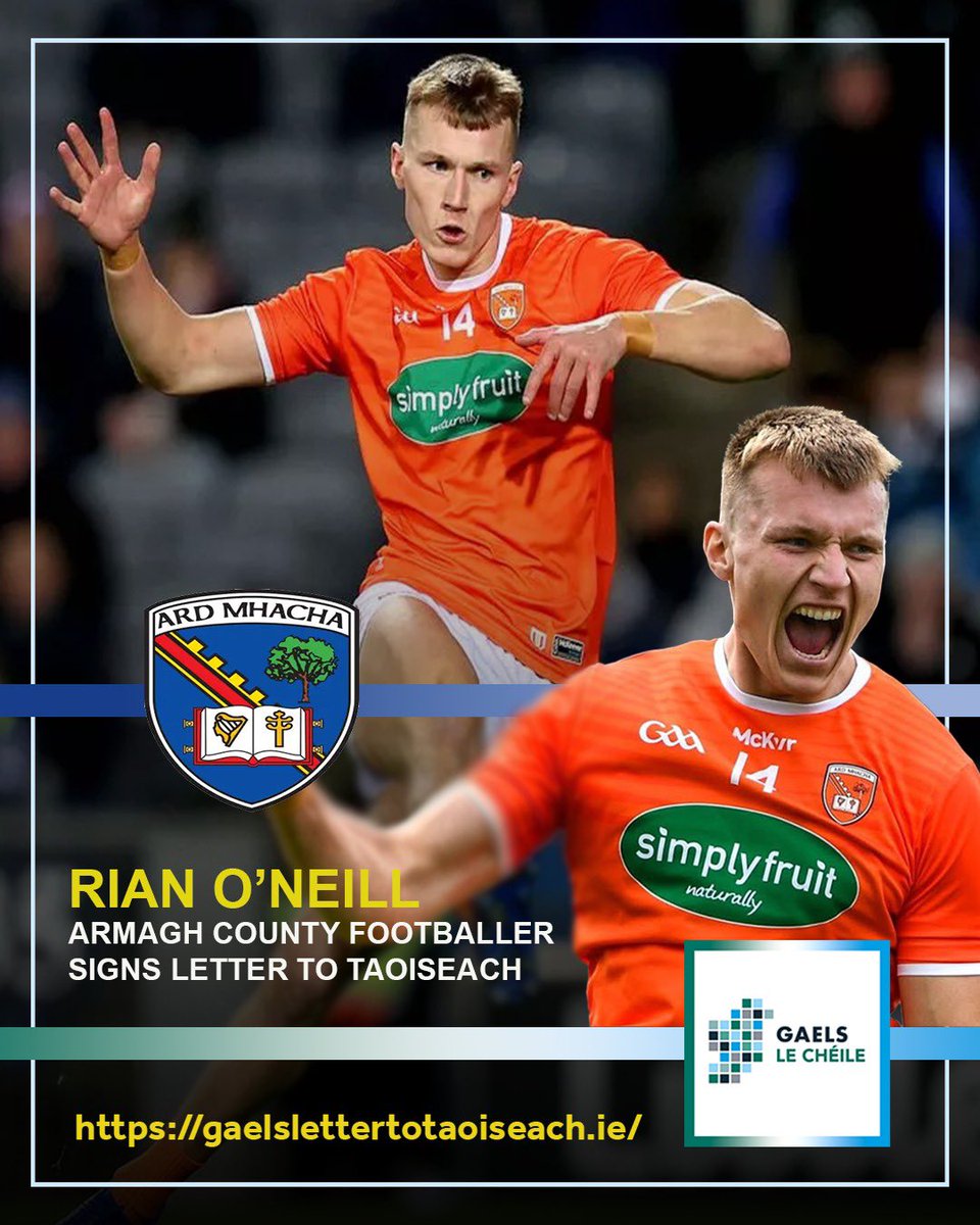 The Armagh men are through to the Ulster final. Who will join them 👀 Before the big match today please take a minute of your time to join with us by signing our letter to An Taoiseach 👇 gaelslettertotaoiseach.ie