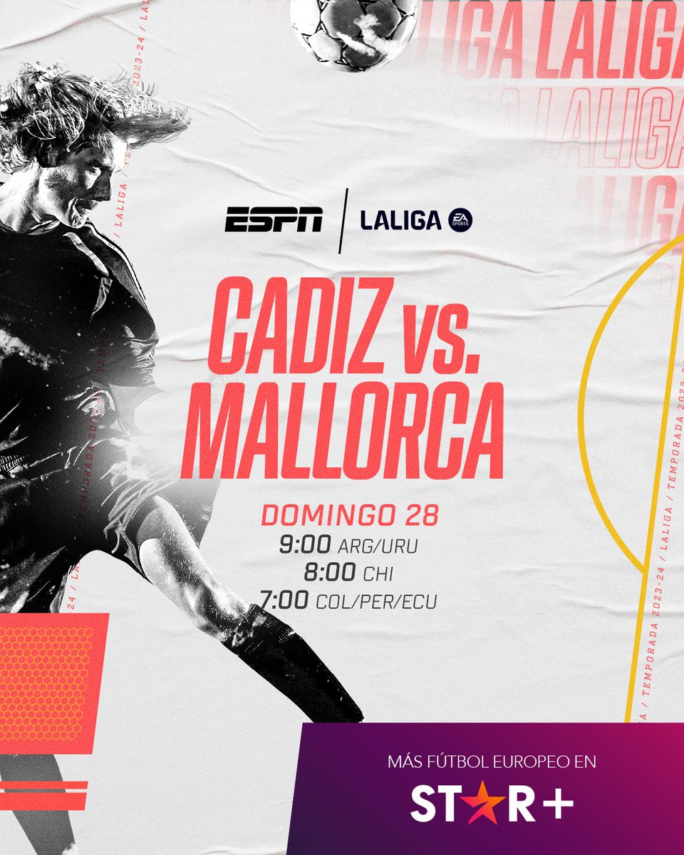 ⚽️ YA estamos en VIVO con la acción de la fecha 33 de @LaLiga 

@Cadiz_CF 
🆚️
@RCD_Mallorca 

🇦🇷 Ledesma y Maffeo 🇺🇾 González titulares 
🇦🇷 Escalante 🇻🇪 Machís 🇦🇷 Gómez suplentes 

🎙 Con @juampifrancia

Nos escriben a #LaLigaxESPN