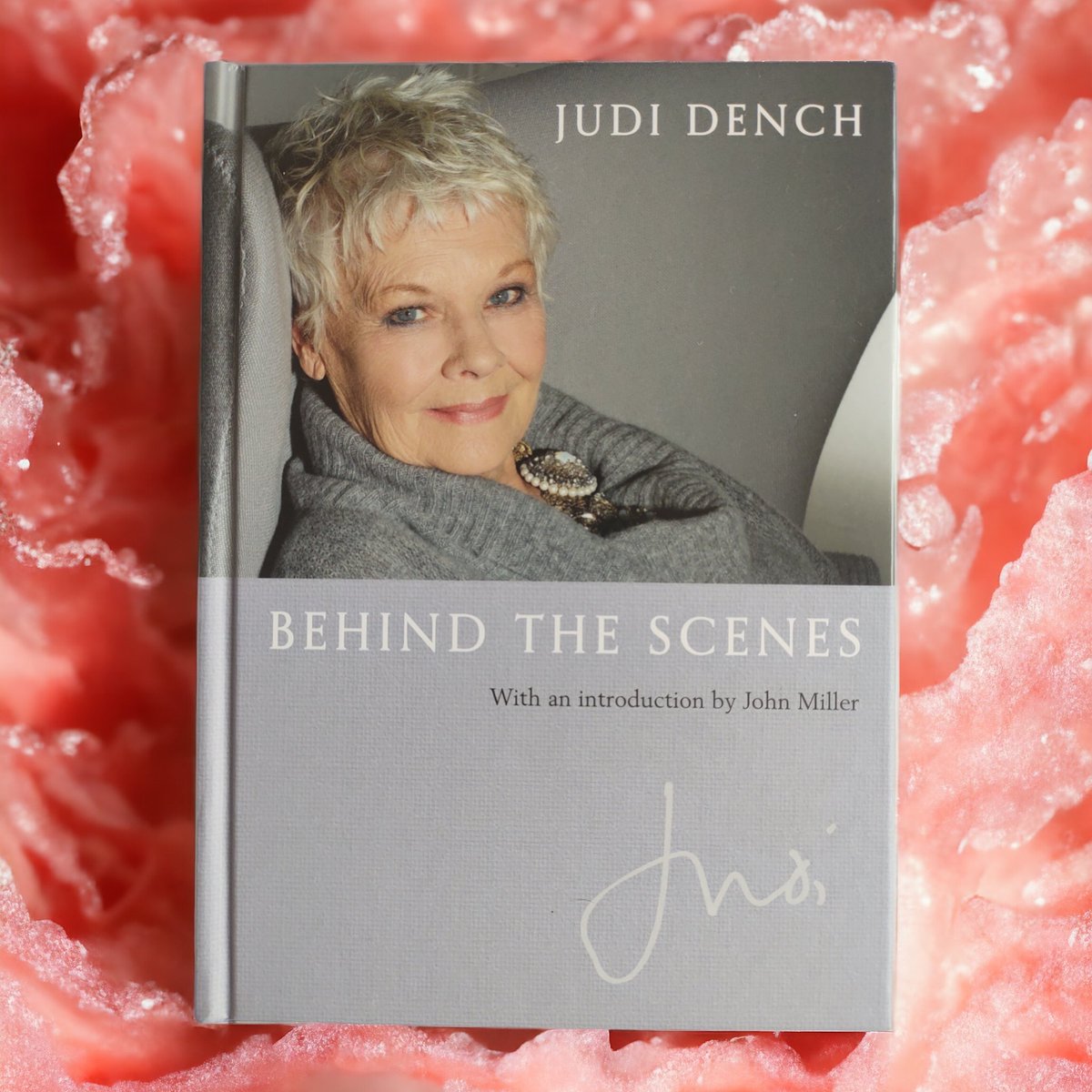 Loved reading this book. Lots of photos as well. #JudiDench #BondMovies