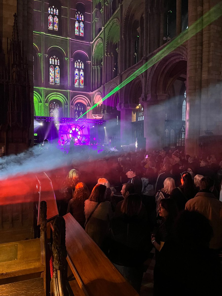 🎷✨ What a magical night at Peterborough Cathedral last night! 🎶 Jazzie B (OBE) took us on a joyous journey through soulful beats and rhythmic melodies, turning the cathedral into a mesmerizing dance floor. 🕺 An unforgettable experience! 🌟