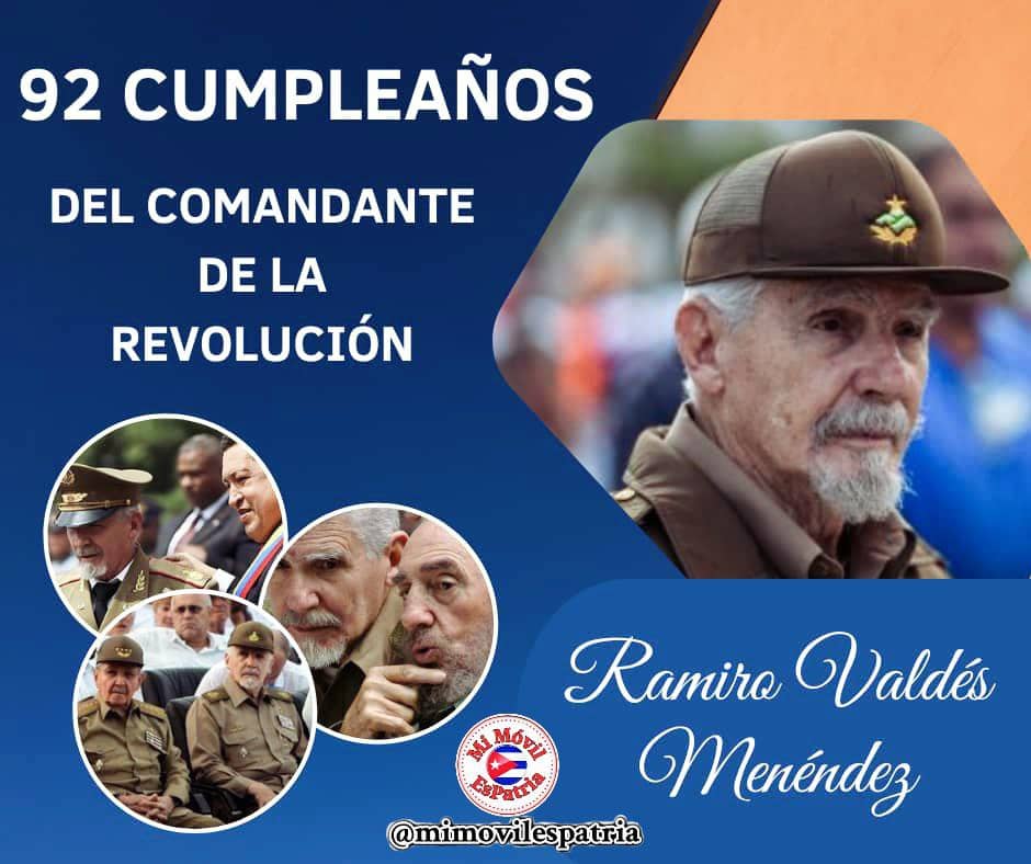 #DMSMediaLuna le desea🎊🎊 feliz cumpleaños comandante 🎊🎊Salud y larga vida ‼️‼️
#MunicipioMediaLuna 
#ProvinciaGranma
#DPSGranma 
#CubaPorLaVida