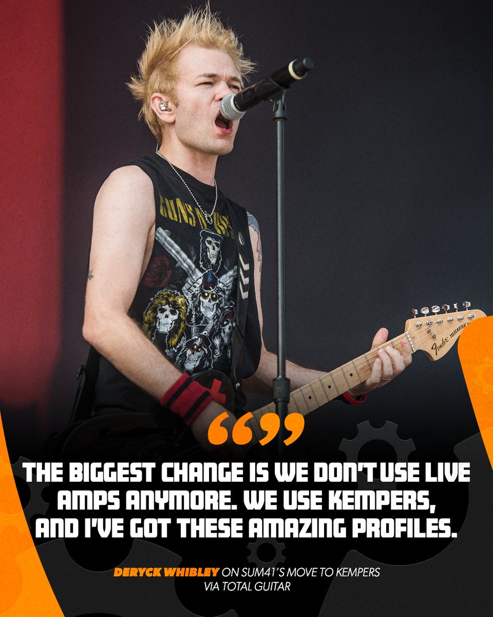 Can amp modellers replace live amps? 🤔🎸 Join the debate! Deryck Whibley mentioned using Kempers in an interview with Total Guitar. What's your stance on the Amp vs Profiler debate? 💬👇 📸 Photo Credit: Stefan Brending