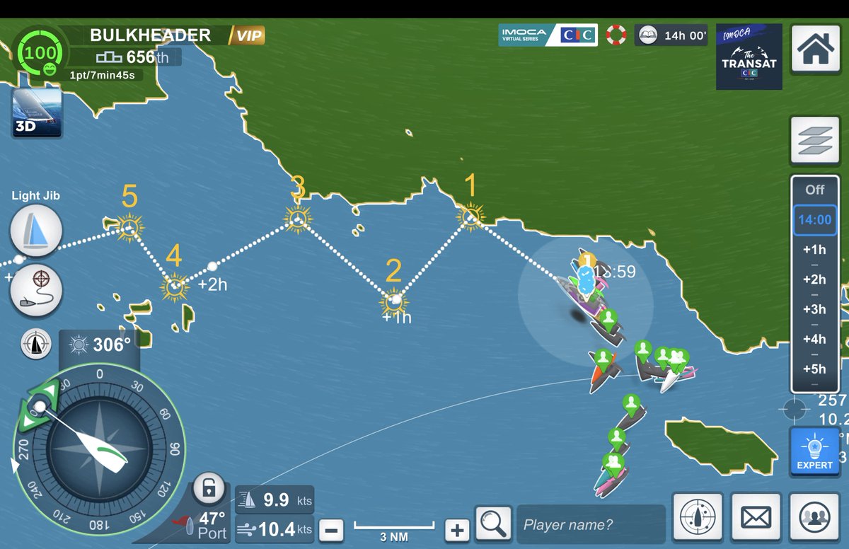 バルクヘッドマガジン@バーチャルレガッタ tweet media