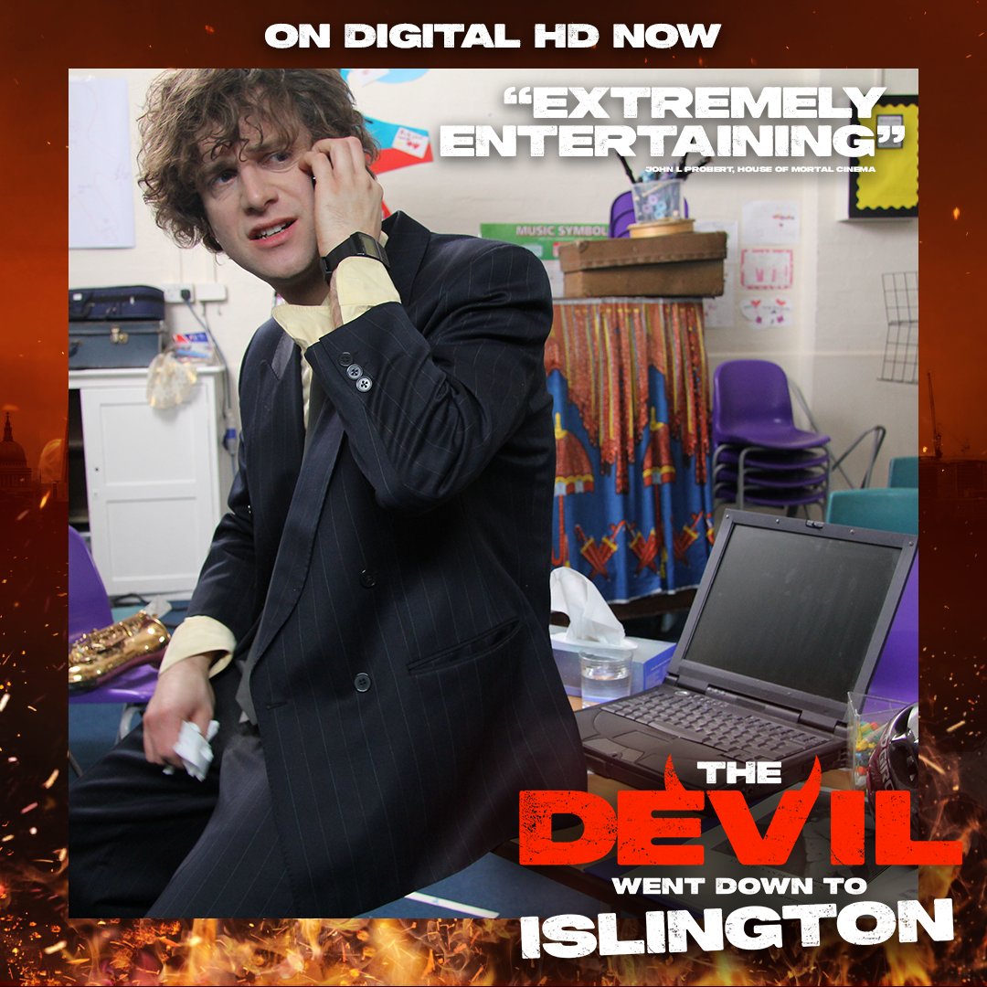 Has a few drinks ever turned you into a bit of a hellraiser? How about making an actual deal with the dark lord himself though?? Watch #TheDevilWentDownToIslington on digital HD now for a flaming good time🔥 ➡️ bulldog-film.com/films/the-devi…