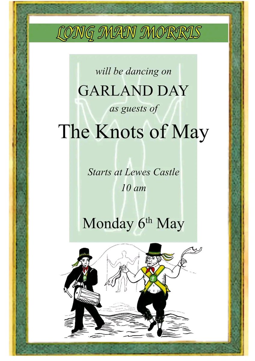 #Lewes #GarlandDay #LongManMorris #MorrisDancing