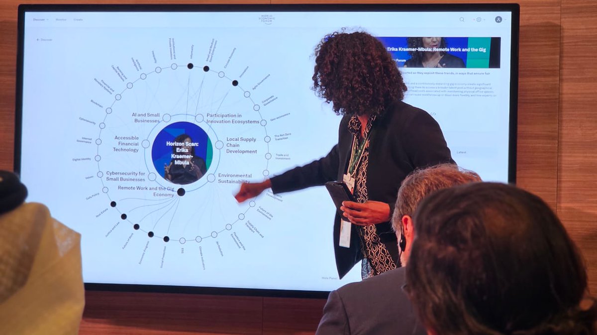 Presenting our new horizon scan for @wef @wef4ir
on prospects for micro & small business (incl informal) - current trends and opportunities to innovate their way to resilience at #specialmeeting24 on Energy for  Development in Riyadh intelligence.weforum.org/topics/a1GTG00…